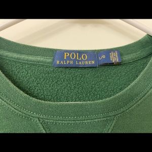 Polo by Ralph Lauren, Size L, green sweatshirt